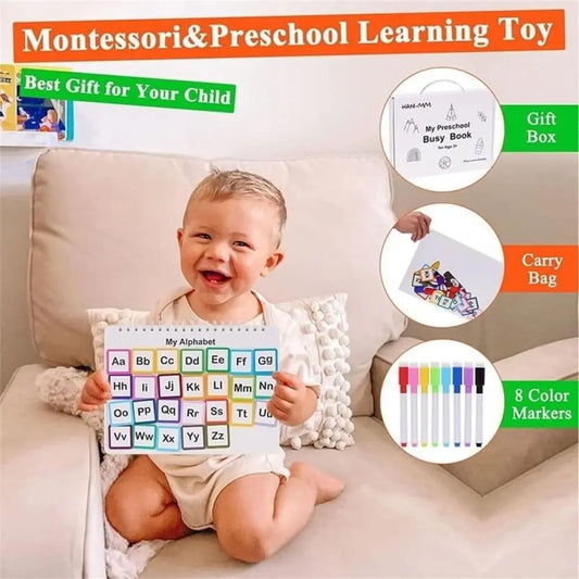 for Toddlers My Preschool Busy Book Creative Gift Learning Activities Toddler Busy Book Education Workbook Preschool Busy Book