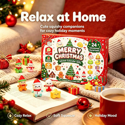 Christmas Dumpling Squishy Advent Calendar – 24-Day Sensory Fidget Countdown