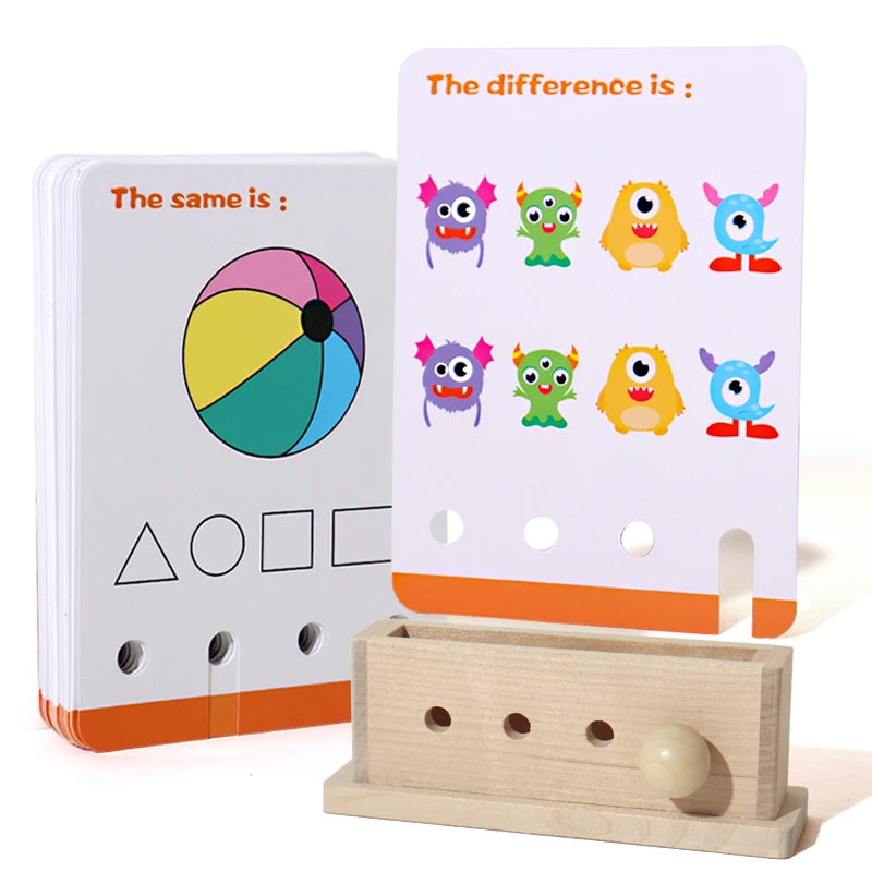 Logic Puzzle Game Educational Toy Set for Kids Logic Unlocking Game Alphabet Learning Activities Preschool Skills Development