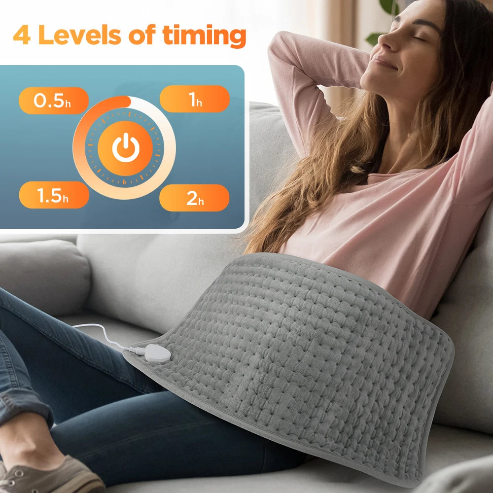 30x60cm Electric Blanket 9/10 Levels Hot Compress Pad for Legs Back Hands Warmer Adjustment Temperature Fast Heating Thermal Mat