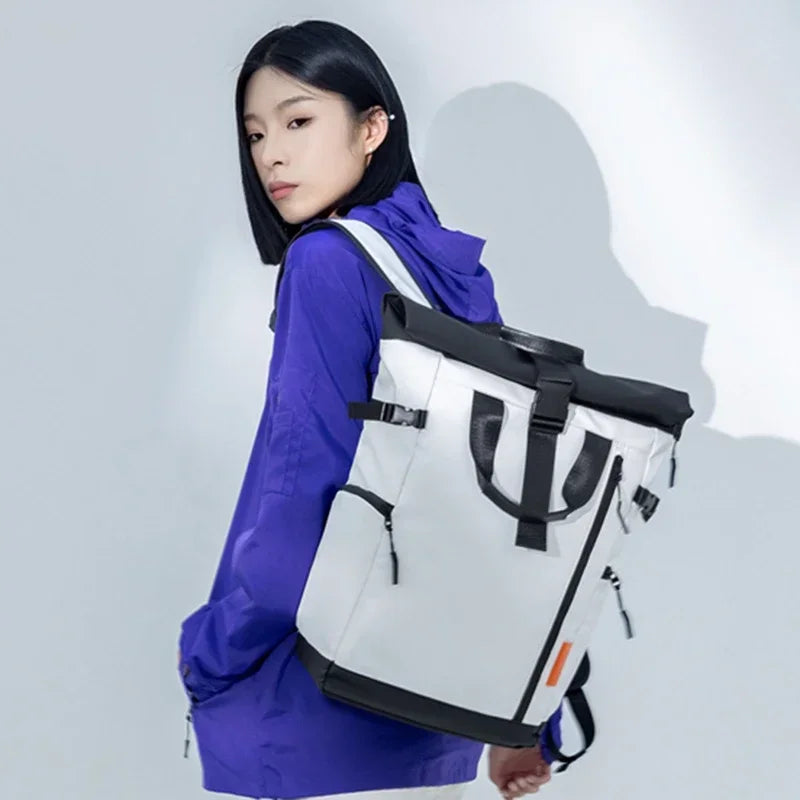 Unisex Fashionable Minimalist Large Capacity Waterproof Backpack Portable College School Bag Trendy Designer Backpack for Men