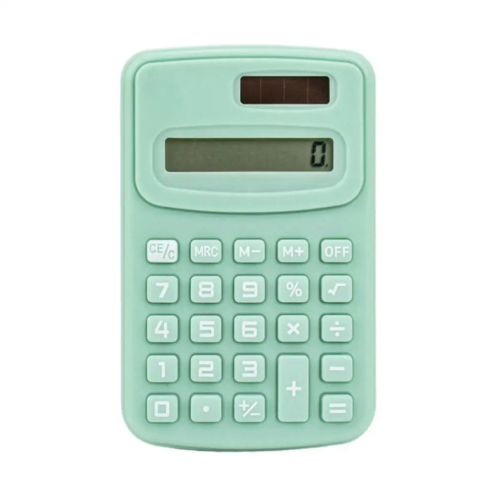 Small Solar Calculator Portable Calculator Cute 8 Digits LCD Electronic Home Office Calculator For Kid Primary School Calculator