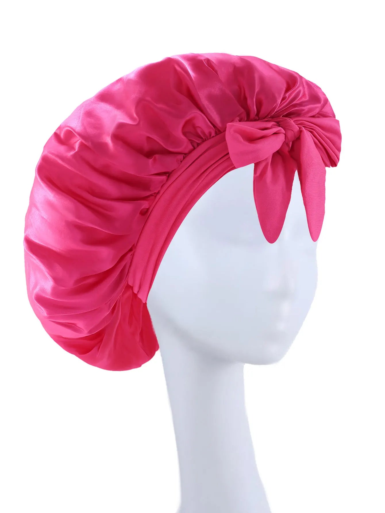 Silk Bonnet for Sleeping Women Satin Bonnet Hair Bonnet night sleep cap scarf wrap for curly hair With Tie Band for Curly Ha