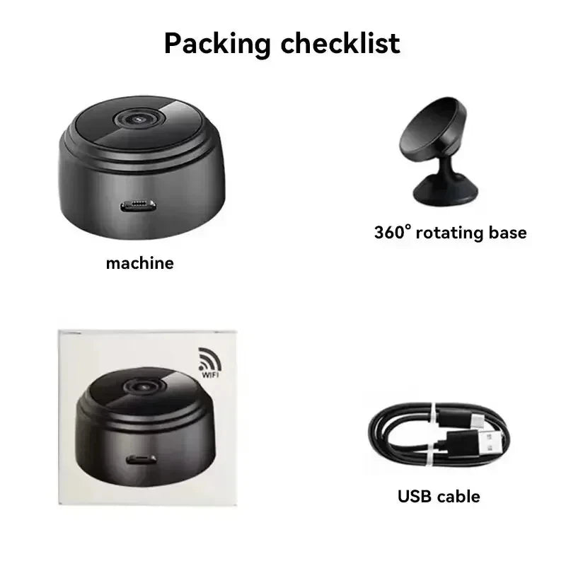 A9 WiFi Mini Camera Recorder Security MonitoringWireless Video Mini Camera Recorder Voice CameraSmart Home For Infants And P