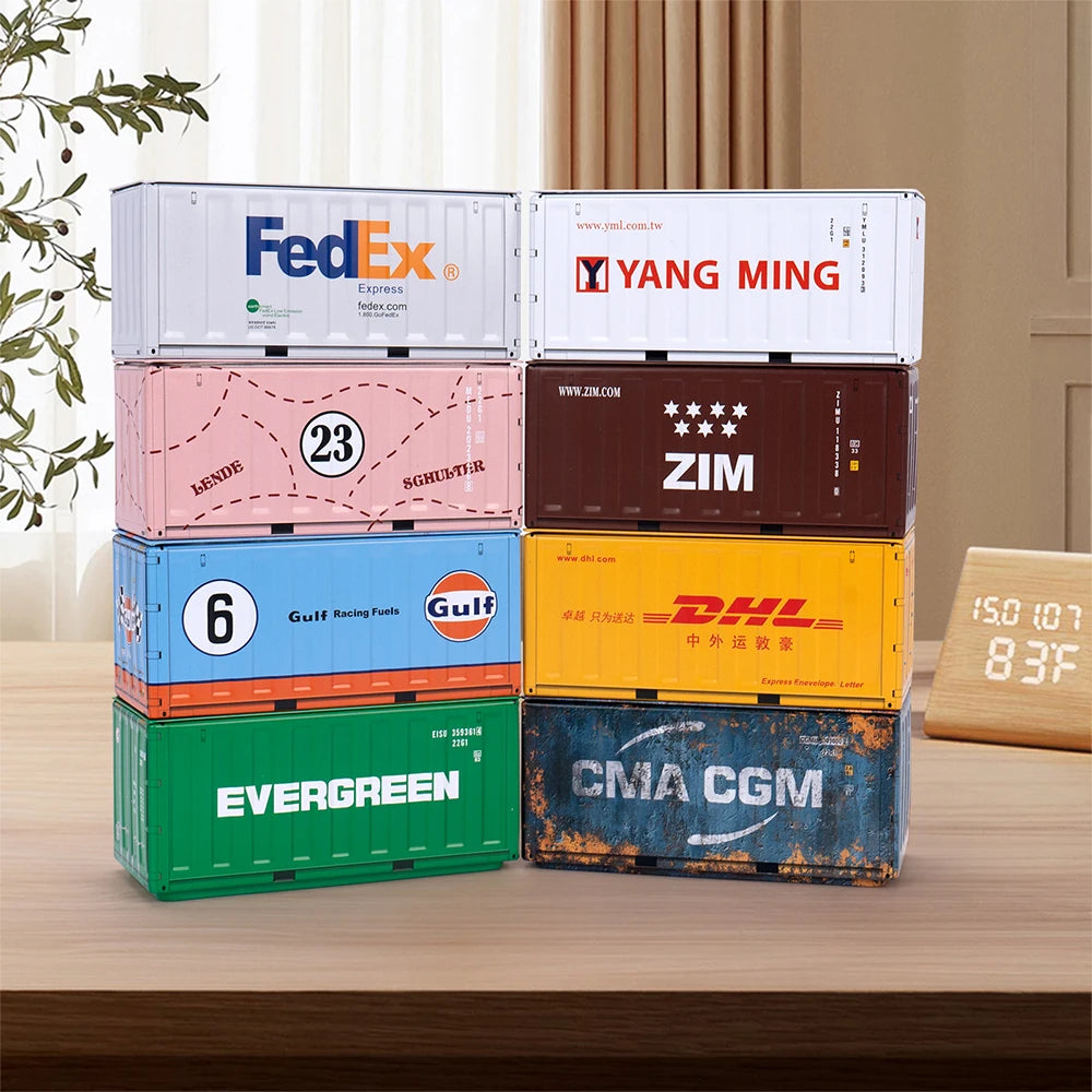 Mini Iron Storage Box Miniature Storage Iron Box Creative Decoration Collect Small Item Desktop Mini Container Model Xmas Gifts