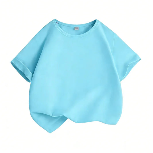 White Red Kids Boys TShirt Cotton Sport Fashion Summer Girls T Shirt Casual Short Sleeves Breathe Children’s Clothes 2-12 Years
