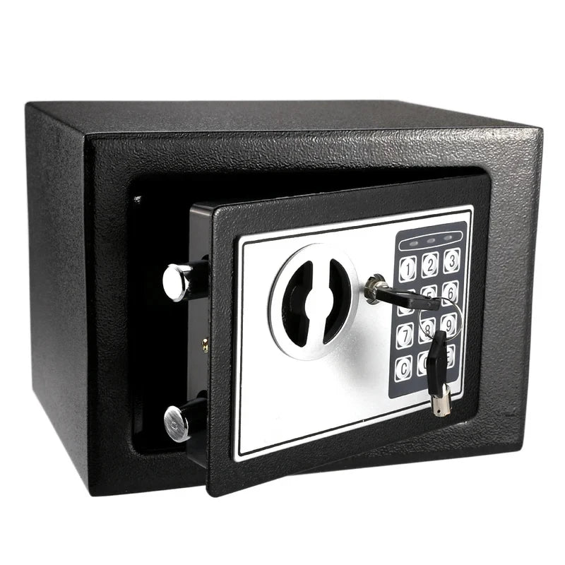Electronic Digital Keypad Lock Security Box All Steel for Home Fireproof File Cabinet Fireproof Lock Box Small Portable New