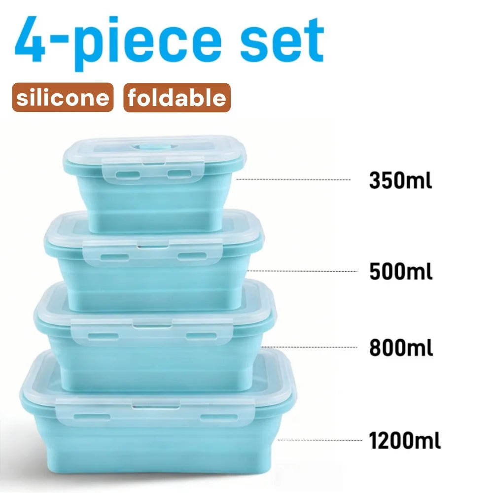 Adult Bento Lunch Box, 2-Tier Food Storage Container Set with Cutlery for Kids/children, Crisper Microwave and Dishwasher Safe