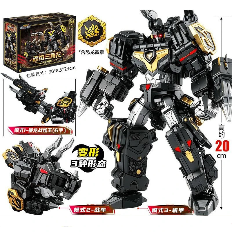 MiniForce Penta X Ranger Transformation Robot BLACK REX KAISER Model Mini Force Deformation Combiner Action Figure Toys Gift
