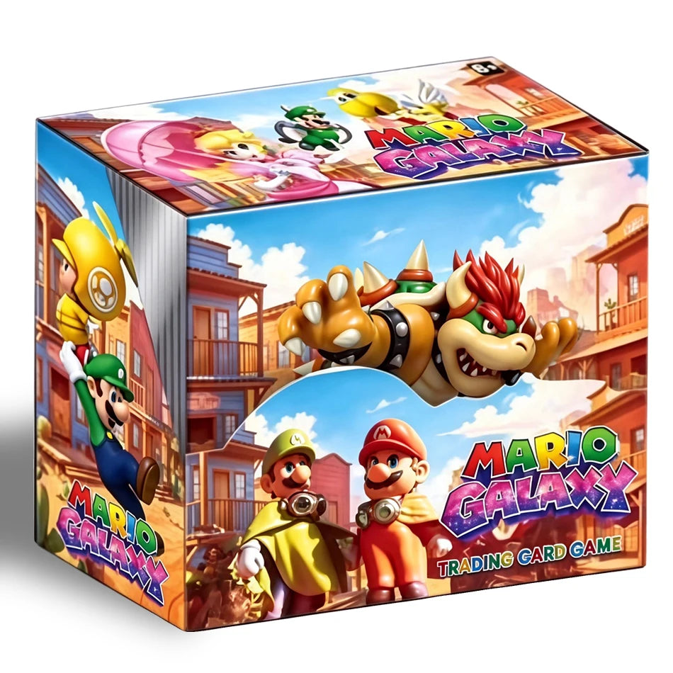 New 36pcs Mario Bros Game Cards Super Mario Trading Card Collection Action Figure English Booster Pack Battle Toy Gift