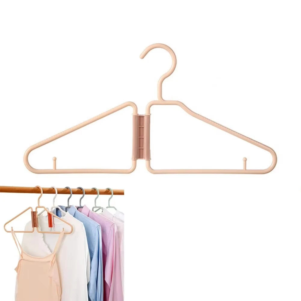 Multifunctional Cloth Hanger Foldable Portable Travel Saving Space Ultra-Light Clothes Hangers For Home Business Trip Vacation D