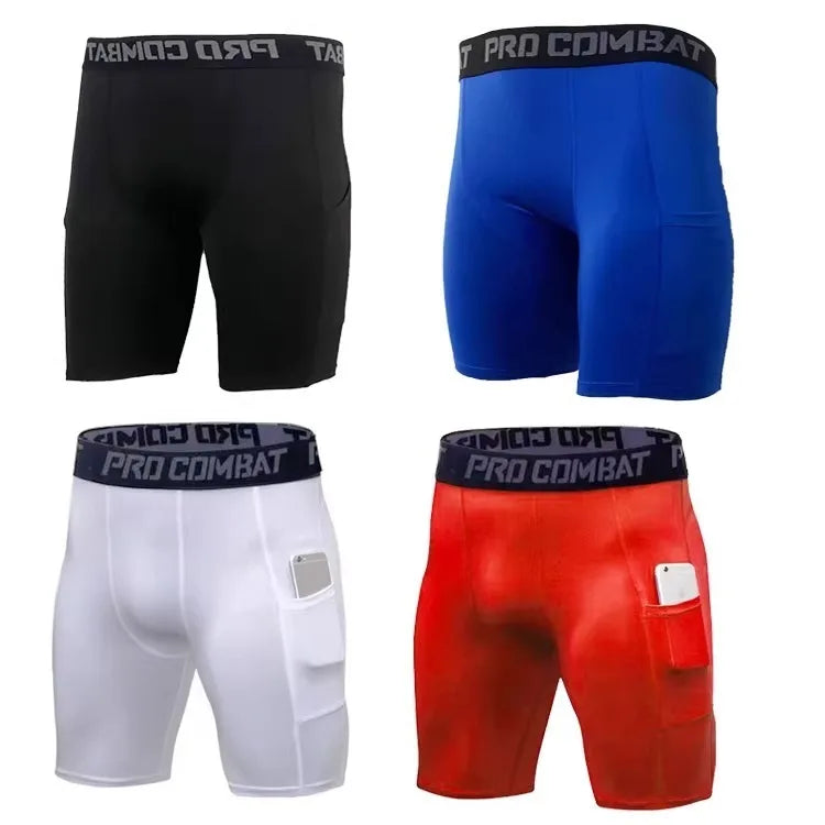 2026Compression Shorts Men Summer Sportswear Training Tights Gym Fitness Leggings Short Pants Sport Bottoms Running Shorts Men