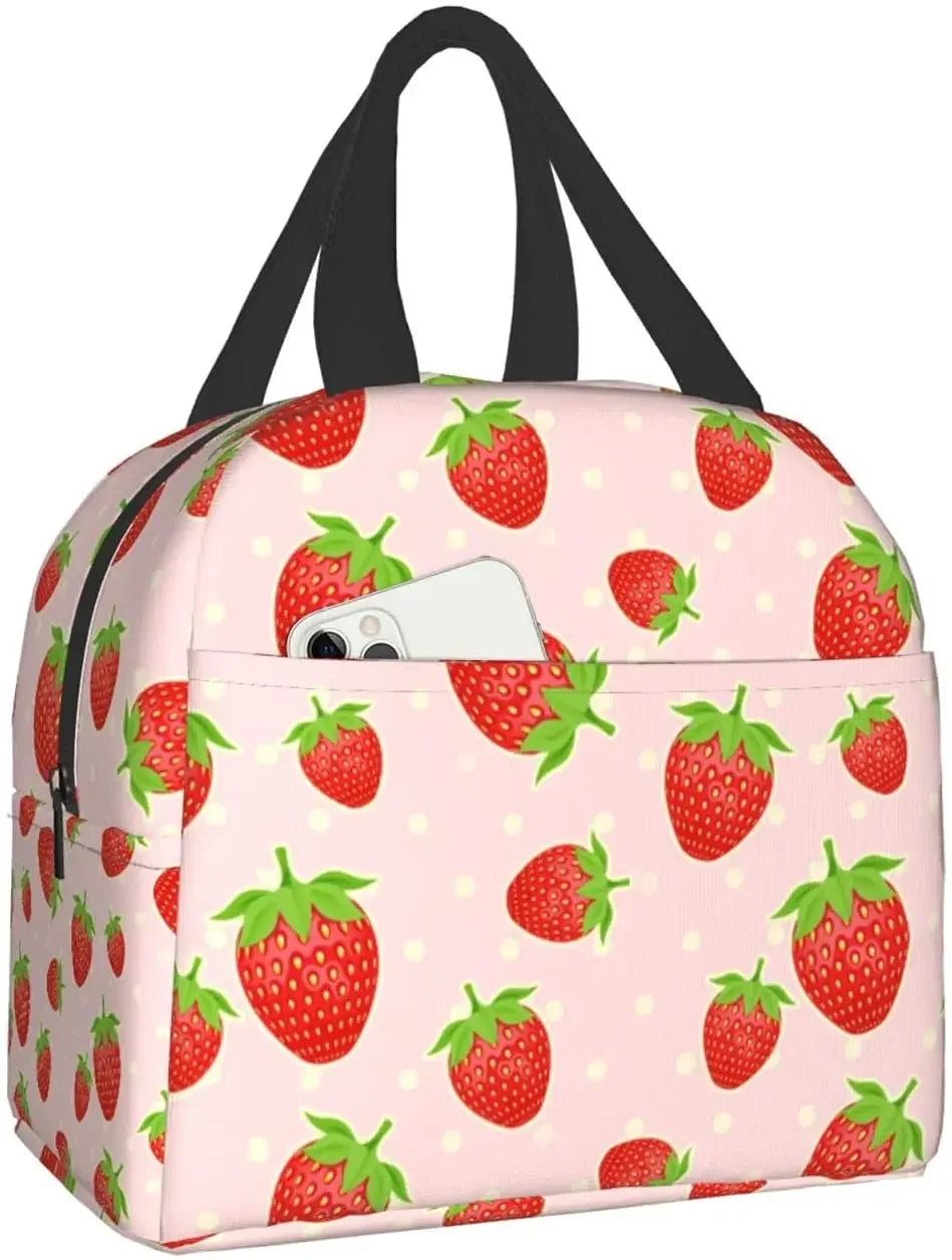 Cute Lunch Bag Lunch Containers Thermos for Hot Food Lunch Box for Teen Girls School Work Travel Picnic Bento Bags