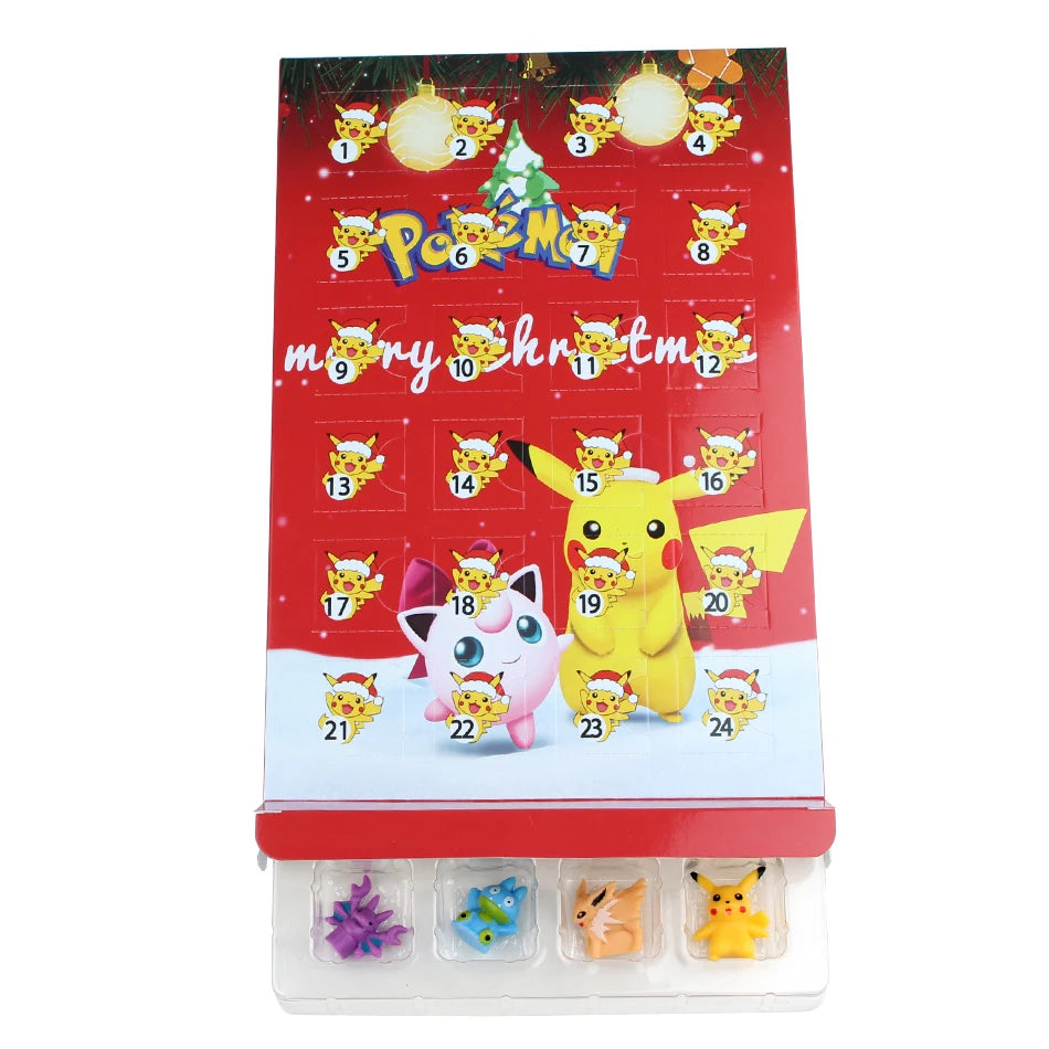 Pokémon Pikachu Figure Advent Calendar – 24-Piece Anime Surprise Box