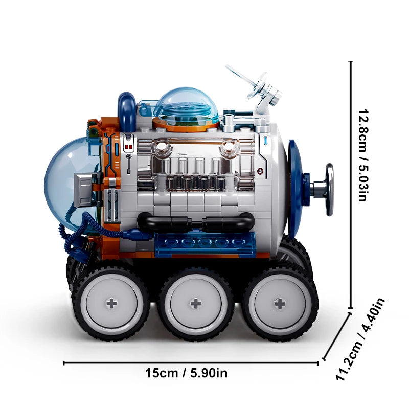 Space Series Building Blocks Rocket Model with Astronaut & Base Vehicle STEM Educational Toys for Kids Boys Girls Christmas Birt