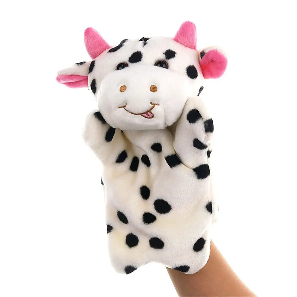 25cm Animal Hand Puppet Plush Toy Hand Doll Telling Story Dolls Toy Glove Puppets Early Learning Educational Toys Gifts for Kids