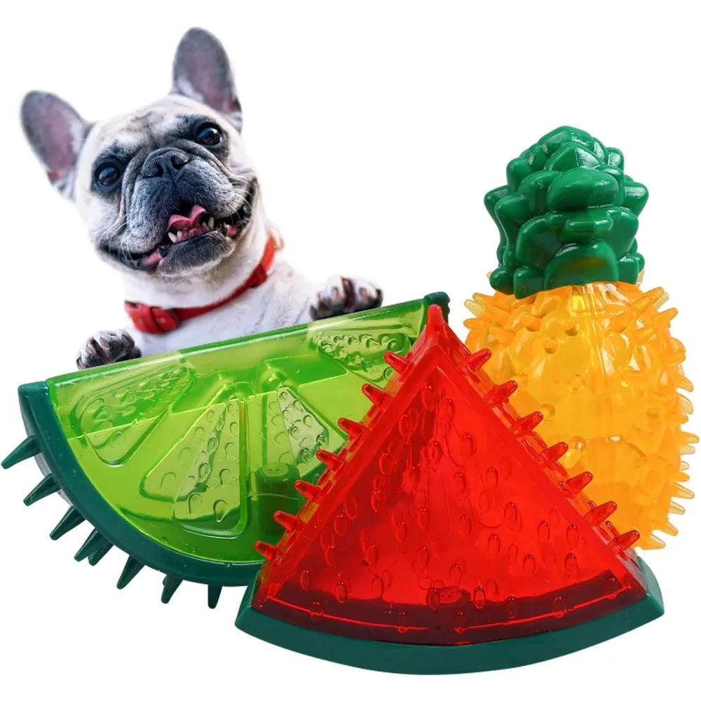 Dog Cooling Chew Toys Frozen Teething Toy for Puppies Summer Interactive Squeaky Toys Small and Medium Pet Treat Training Tools