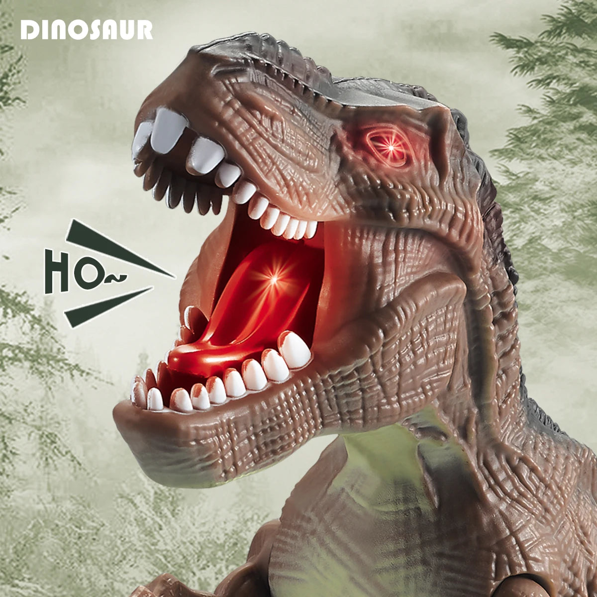 Remote Control Dinosaur Toys, Simulated Tyrannosaurus Rex Dino World Game Electric Dinosaur Model Electronic Walking Robot Gifts