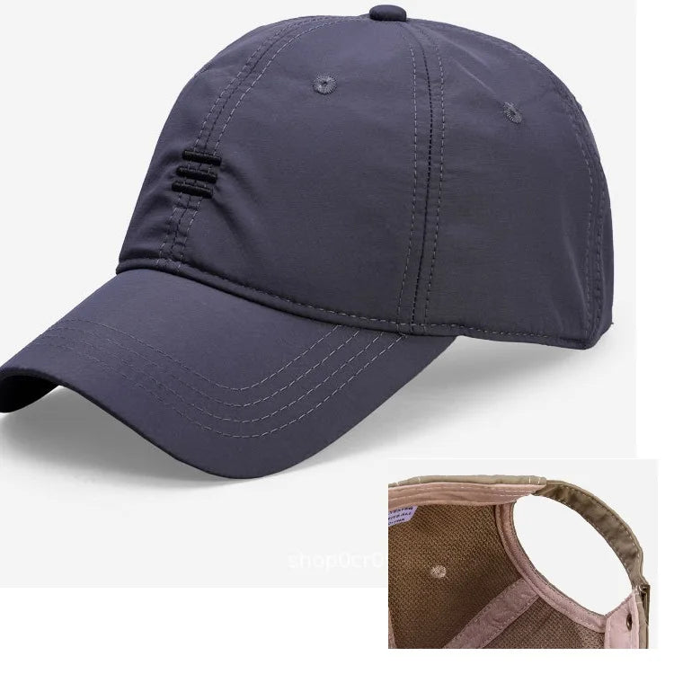 Big Head Baseball Caps for Men and Women, Quick Dry, Cooling Performance Hat, Over Size, Breathable, Adjustable Running Dad Hat