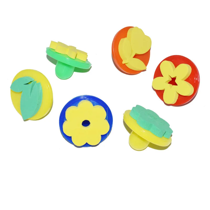 Painting Sponge Brush Art Craft Halloween Drawing Graffiti Tools Office Culture Educational Supplies Roller Seal Stamps TMZ
