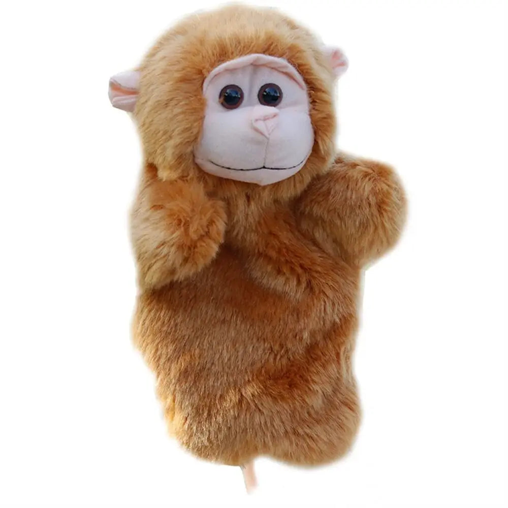 25cm Animal Hand Puppet Plush Toy Hand Doll Telling Story Dolls Toy Glove Puppets Early Learning Educational Toys Gifts for Kids