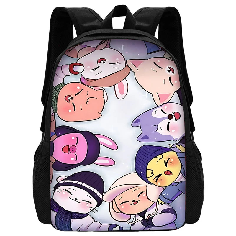 Child School S-Skzoo-o k-Kpop Stray Kids Backpack With Shoulder Bag Pencil Bags School Bags for Boys Girls Best Gift