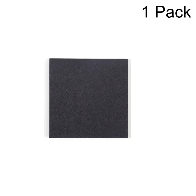 50 Sheets/pack Creative Paper Black Sticky Notes Self-Stick Notes Pads Posted It Notepad School Home Office Stationery Supplies