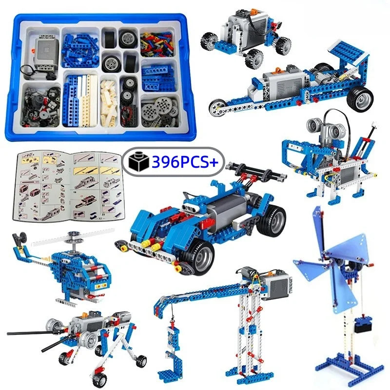 FUNXINEE  Creative Technical Building Blocks DIY Set MOC Kit Assembly Bricks STEM Educational Learning Models Holiday Gift Kids