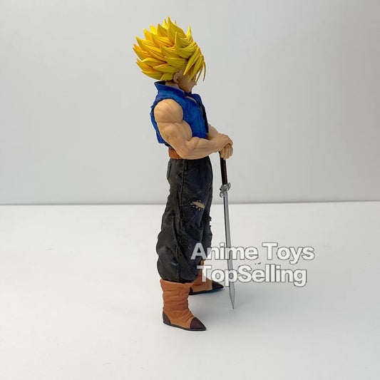 25cm/9.84in Anime Dragon Ball Z Trunks Figure Future Trunks Action Figures MPVC Statue Collection Model Toys for Gifts