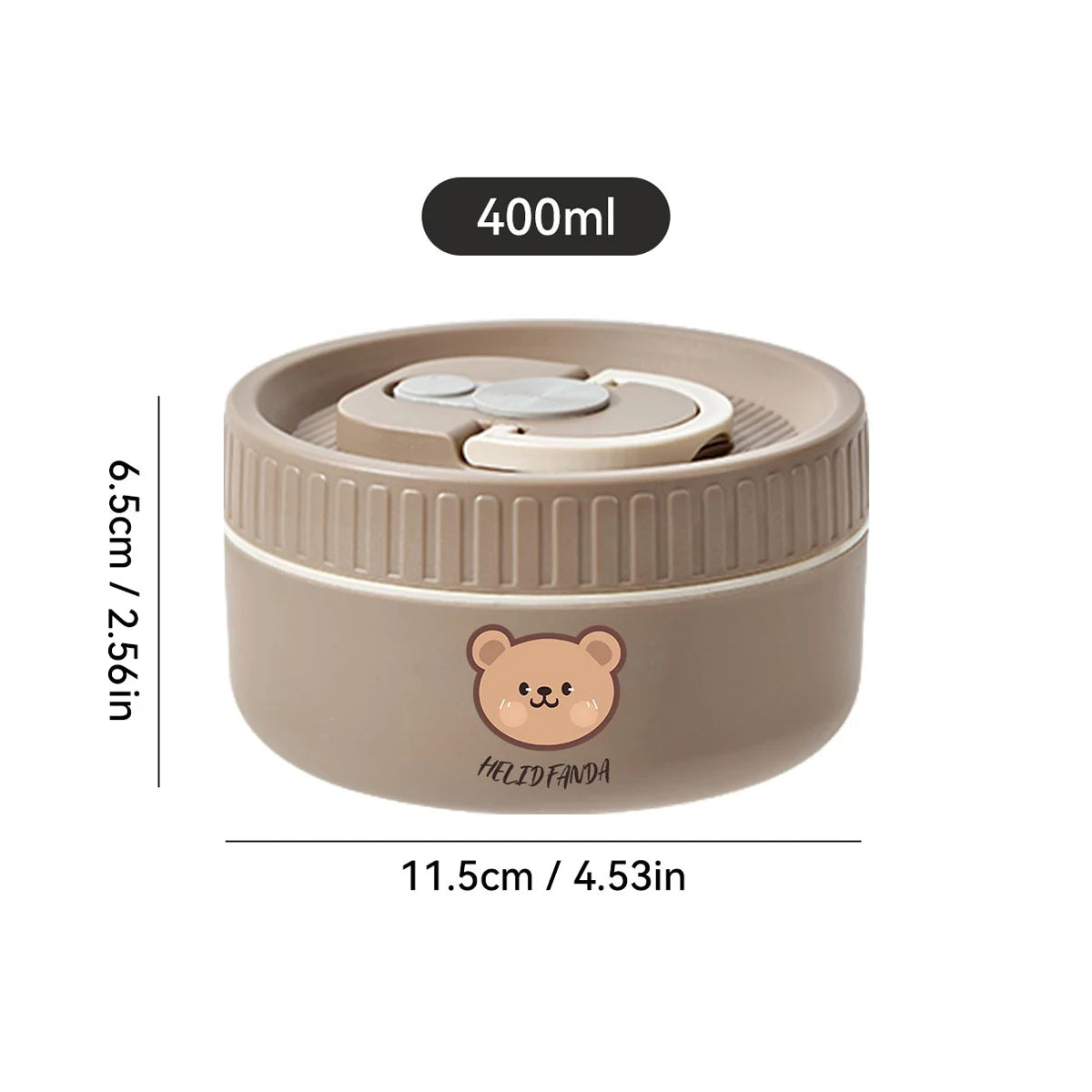 WORTHBUY Portable Insulated Lunch Box 304 Stainless Steel Fruit Salad Food Container Leak-proof Bento Box Microwave Heatable