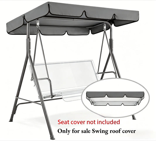 Oxford Fabric Swing Canopy Cover Waterproof UV Protection Sunshade for Patio Swing Chair Outdoor Garden Furniture