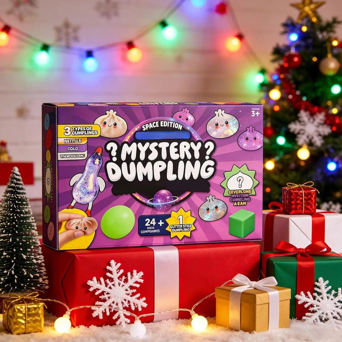 Dumpling Squishy Advent Calendar – 24 Soft Bao Bun Mystery Squeeze Toys