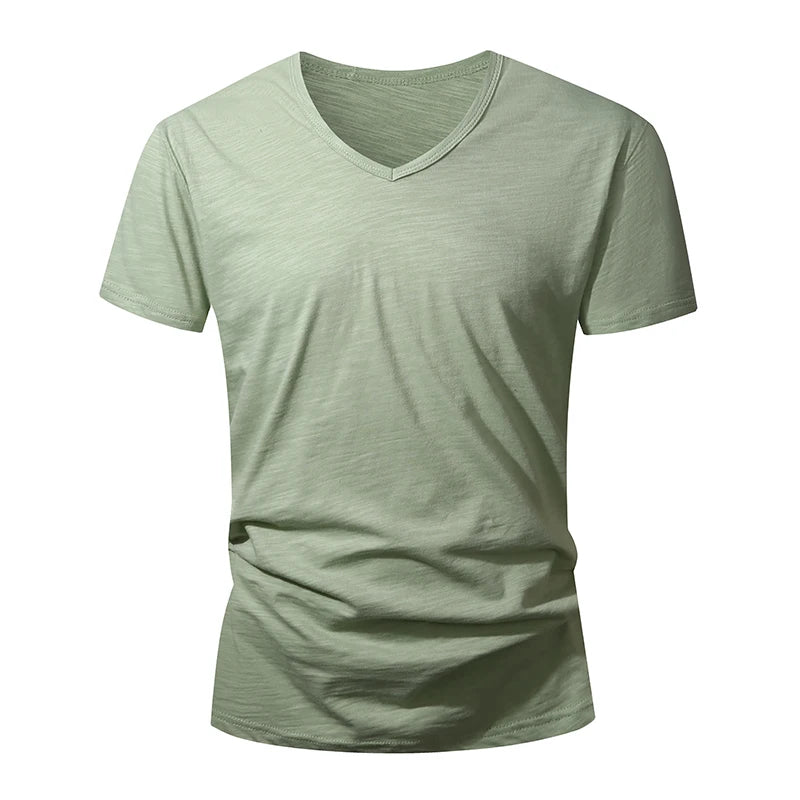 100% Cotton Men T-shirt Summer Short Sleeve Tops Tee Black White Male Clothing Soft High Quality Homme Tshirt Casual T Shirt Men