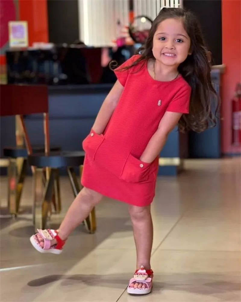 New Children's Biscuit Ice Cream Sandals 2024 Summer Lightweight Kids' Jelly Dress Sandals Girls' Boys' Beach Shoes MN070