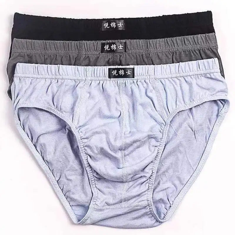 5 Pack Men's Cotton Briefs Underwear - Soft Breathable Boxer Shorts for Men (S-6XL) - Daily Comfort Underpants