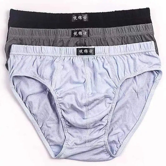 5 Pack Men's Cotton Briefs Underwear - Soft Breathable Boxer Shorts for Men (S-6XL) - Daily Comfort Underpants