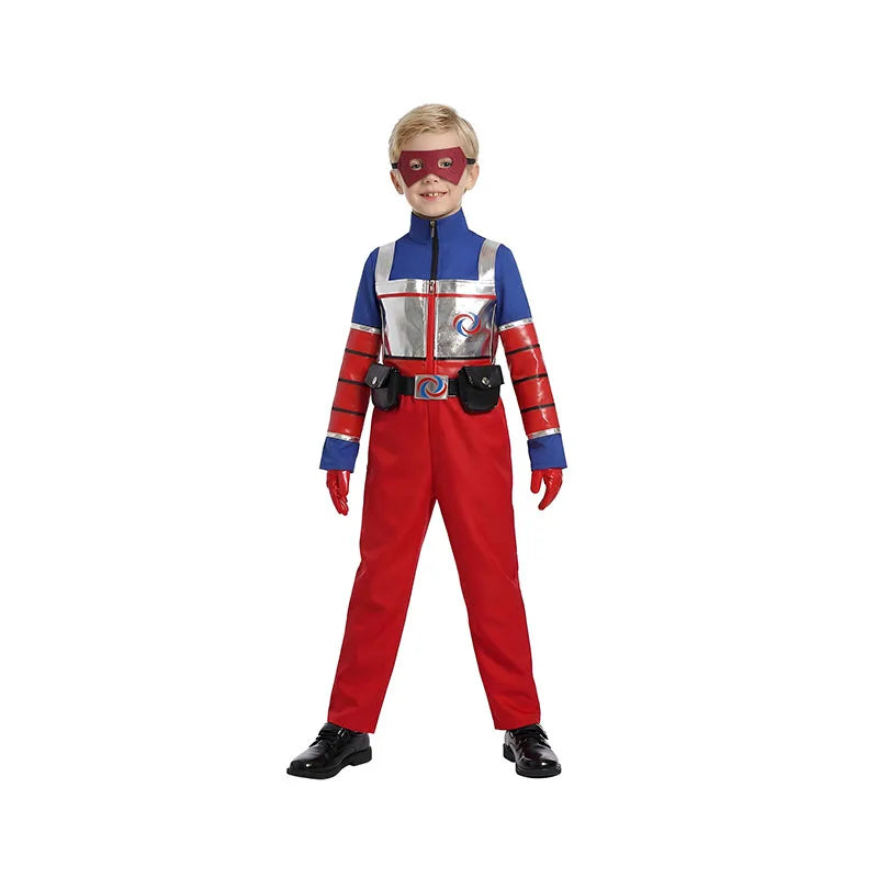 Kids Children Henry Cosplay Costume Cartoon Henry Cosplay Danger Boys Vest Pants Belt Outfits Halloween Carnival Suit