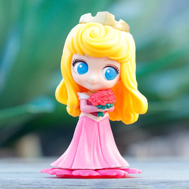 Disney Princess Ariel Rapunzel Cinderella Mermaid Anna Elsa Belle Sofia Snow White Mulan The Little Mermaid Figure Toys Kid Gift