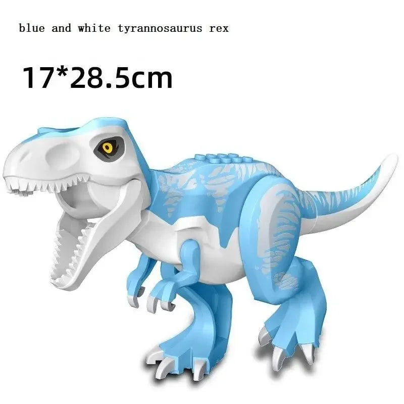 Jurassic World Brutal Raptor Building Blocks Dinosaur Model Tyrannosaurus Indominus T-Rex Assemble Educational Toy For Kids Gift