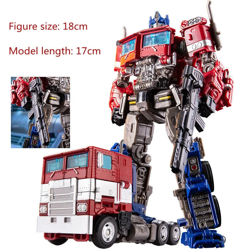Transformation Toys Robot Car Alloy Plastic YS04A Optimu Prim Action Figure Anime Movie Series Birthday Gift