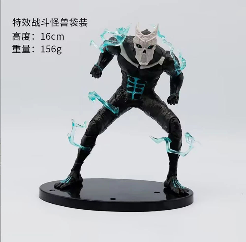 16CM Anime kaiju No.8 Figure Monster Anime Characteristics of Standing Posture And Punching Model Toy Gift Action Figure PVC