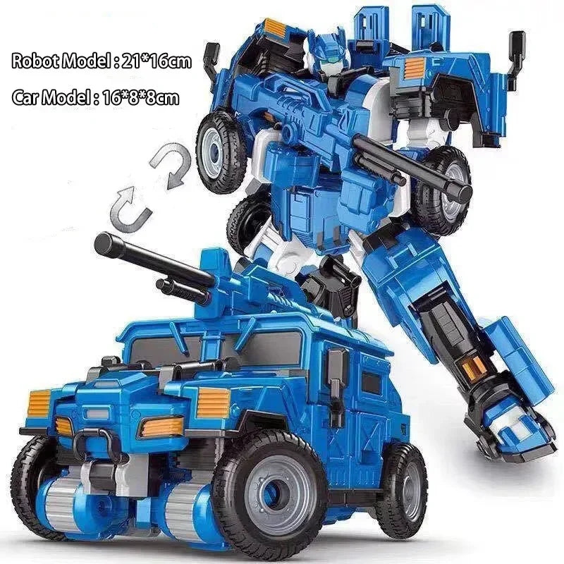 MiniForce Penta X Ranger 5 in 1 Transformation Robot Bot PENTATRON Model Mini Force Deformation Combiner Action Figure Toys KO