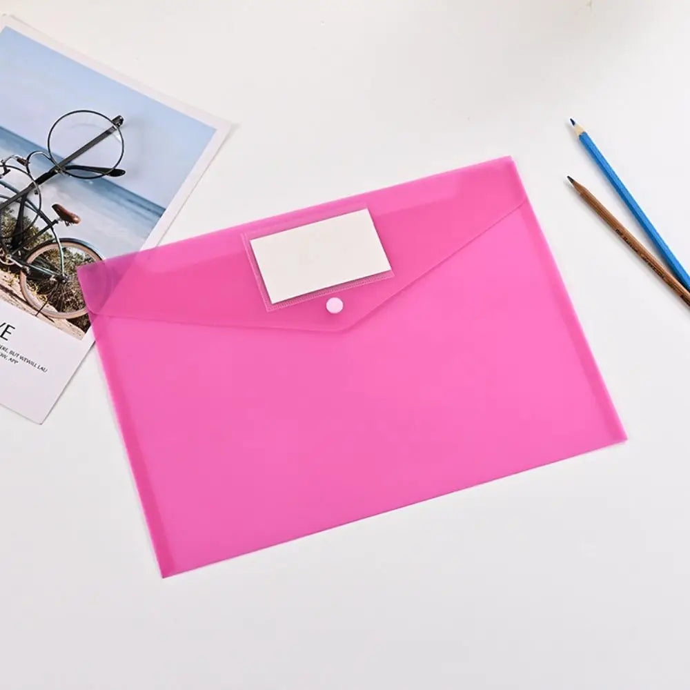 PP A4 Folder New Stationery Office School Supplies Document Paper Organizer Gift Storage Bag