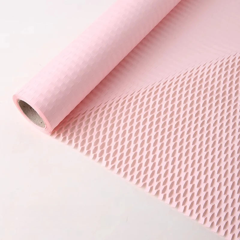 Honeycomb Mesh Embossed Paper Floral Art Bouquet Flower Arrangement Gift Wrapping Material Waterproof Designer High Quality