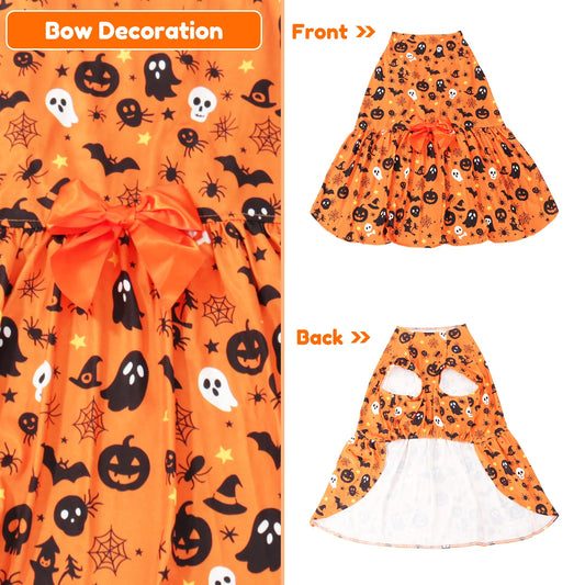 Pet Costume Dress for Large Dogs & Cats – Festive Halloween Outfit, XL–6XL
