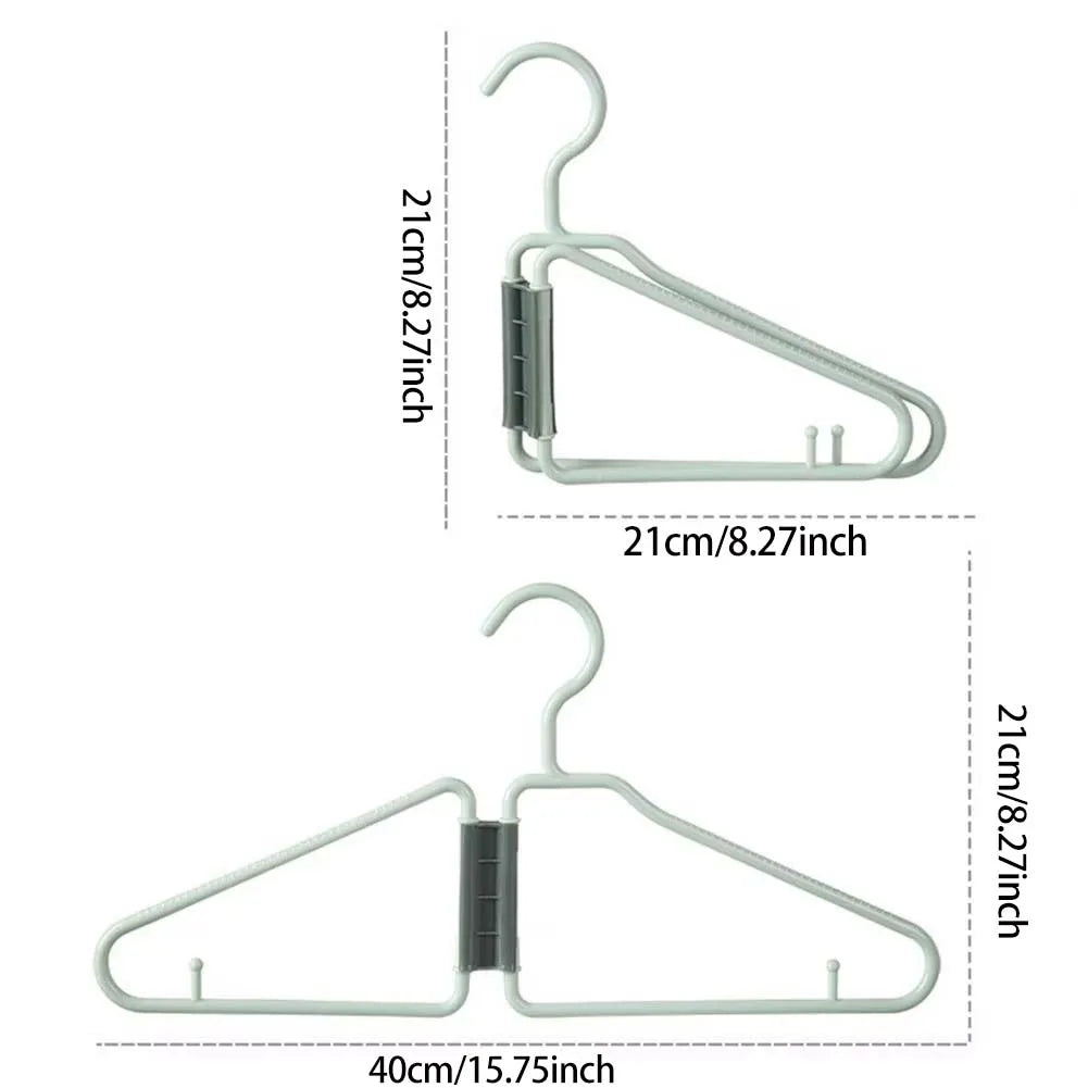 Multifunctional Cloth Hanger Foldable Portable Travel Saving Space Ultra-Light Clothes Hangers For Home Business Trip Vacation D