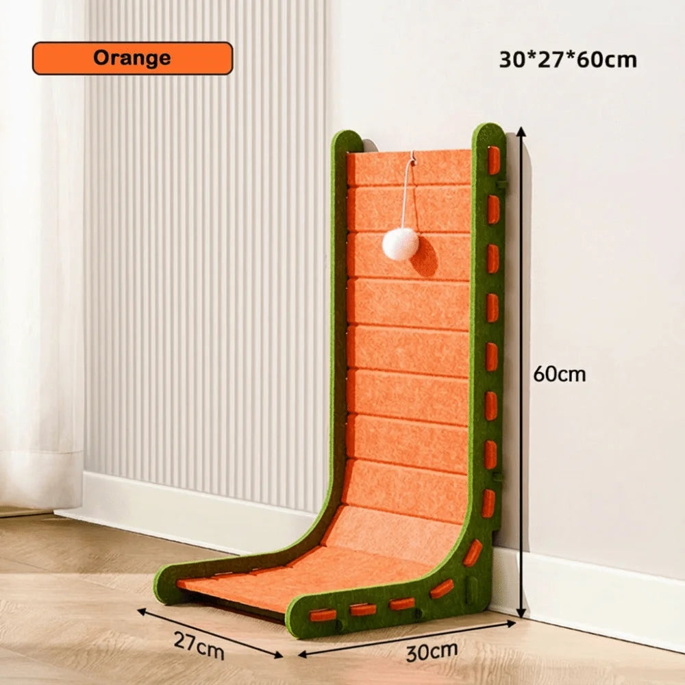 Vertical L-Type Cat Scratch Board Felt Scratch-resistant Cat Climbing Frame Nest Integrated Abrasion-resistant Cat Toy Supplies