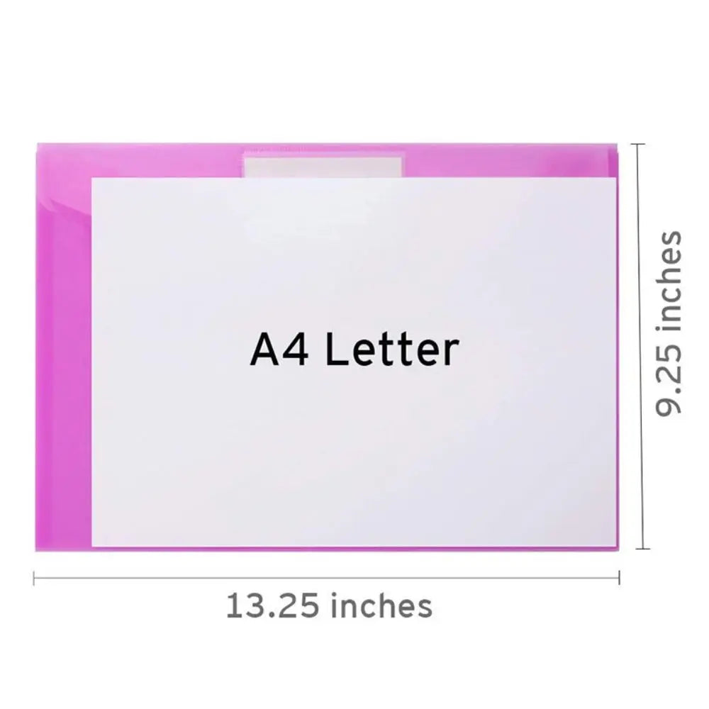 PP A4 Folder New Stationery Office School Supplies Document Paper Organizer Gift Storage Bag