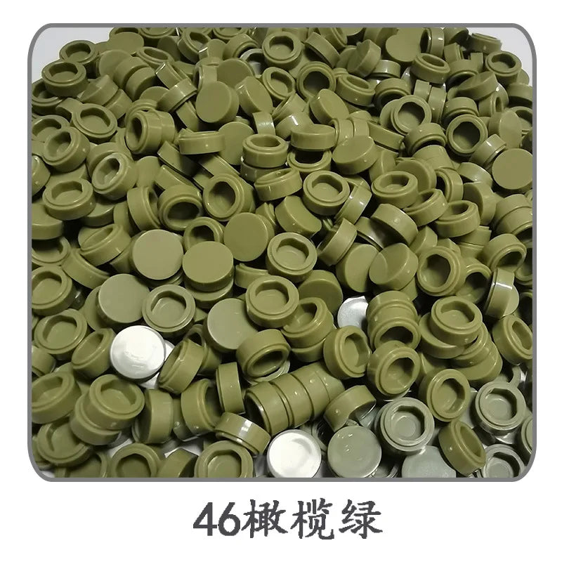 500pcs 1x1 Round  98138 Pixel Art Remix Building Block Toy Mosaic Drawing Series