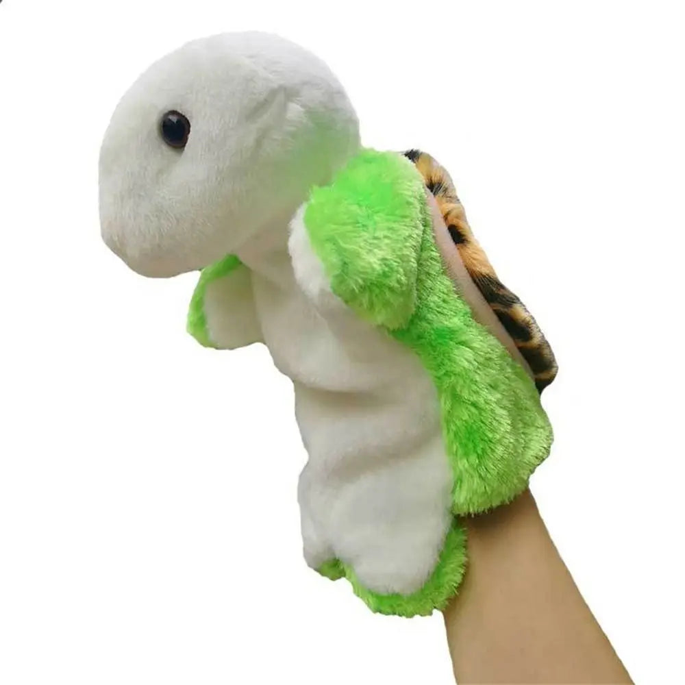 25cm Animal Hand Puppet Plush Toy Hand Doll Telling Story Dolls Toy Glove Puppets Early Learning Educational Toys Gifts for Kids